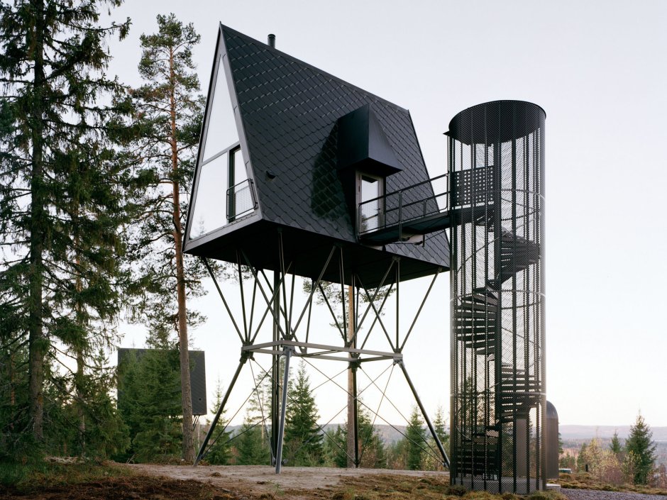 Pan Treetop Cabins. Финнскоген, Норвегия
