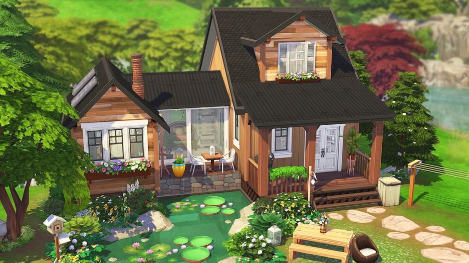Загородный дом SIMS 4
