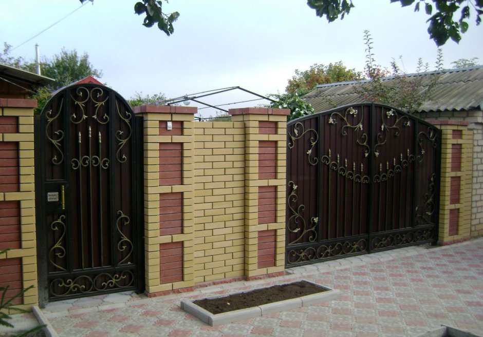 Красивые калитки для забора