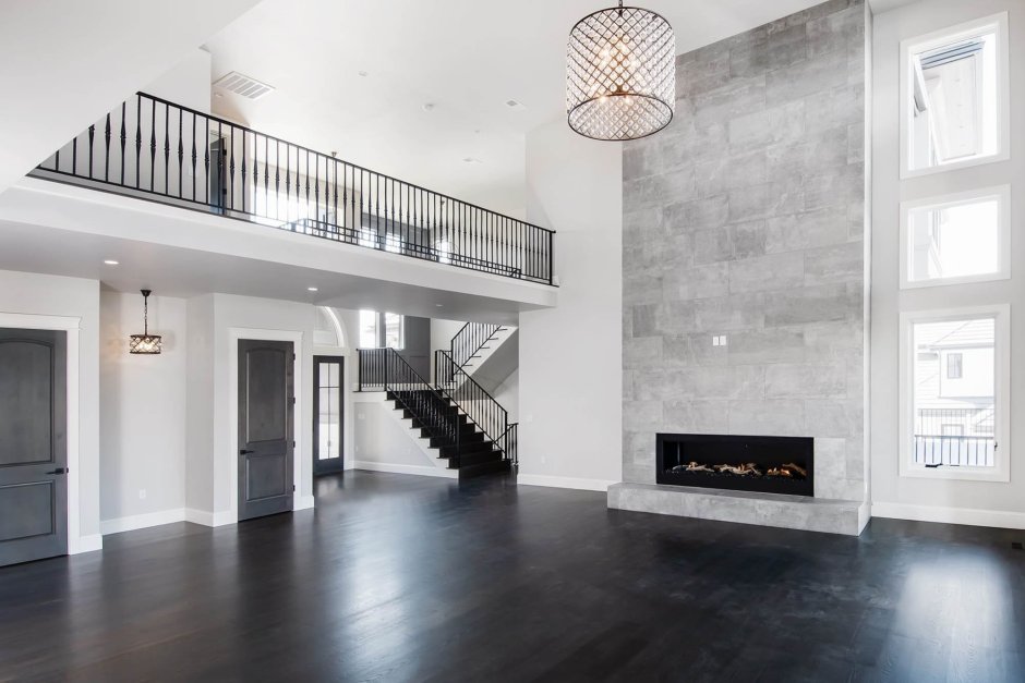 On Wall Fireplace