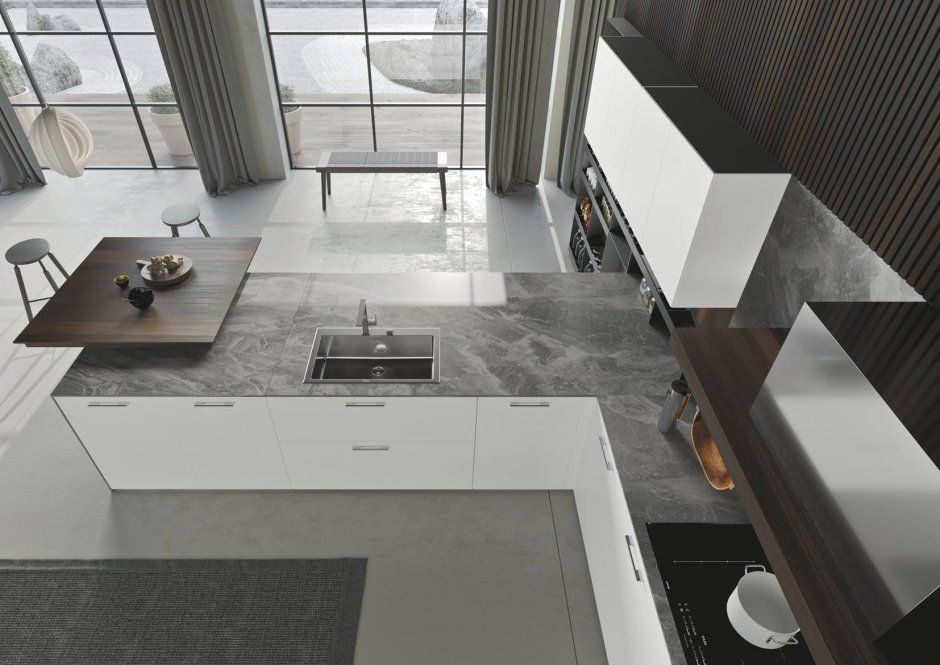 Laminam Blend Grigio столешница