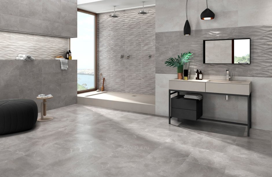 Belfast Greige Rect 60x60