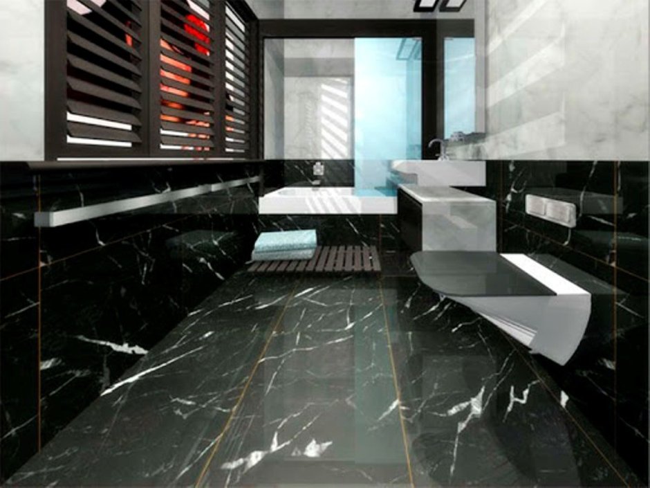 Black Marquina мрамор