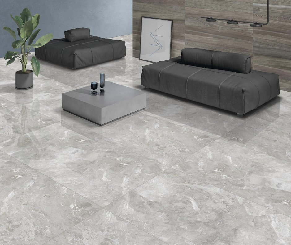 Brecia Adonis Dark керамогранит темно-серый 60x120 полированный