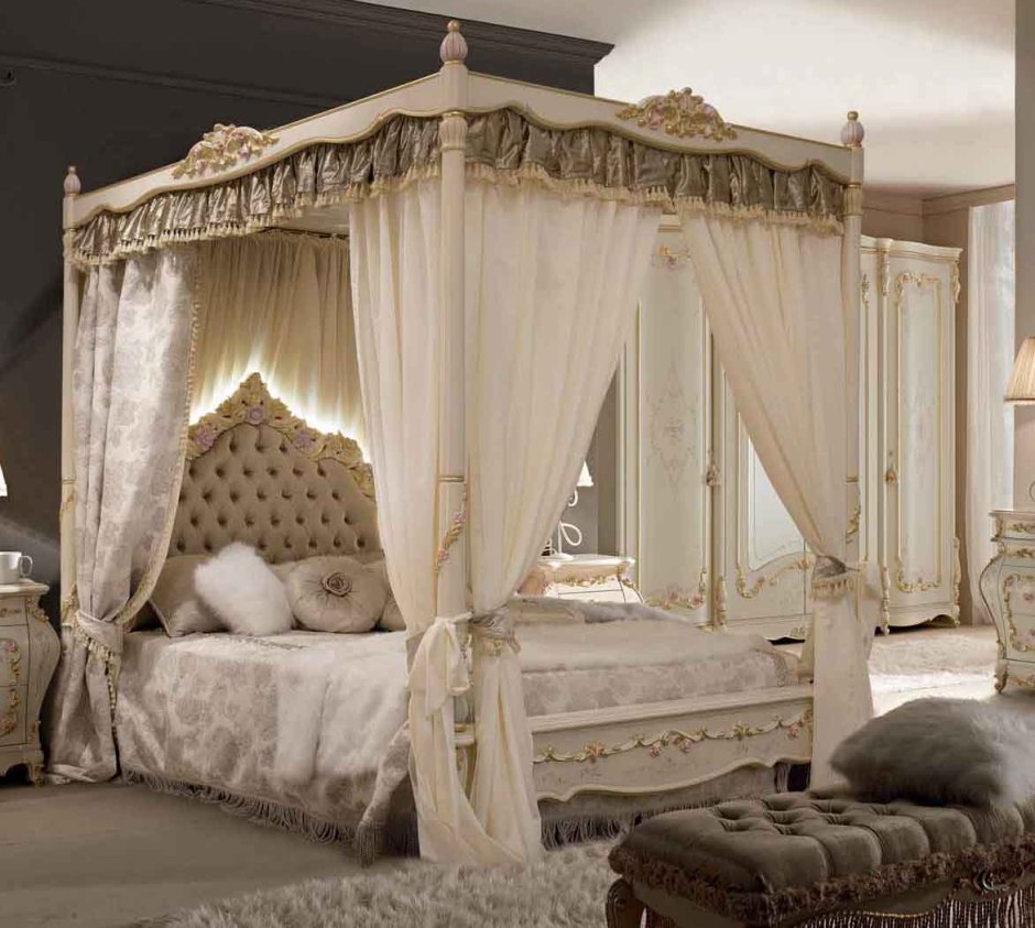 Кровать Венеция с балдахином