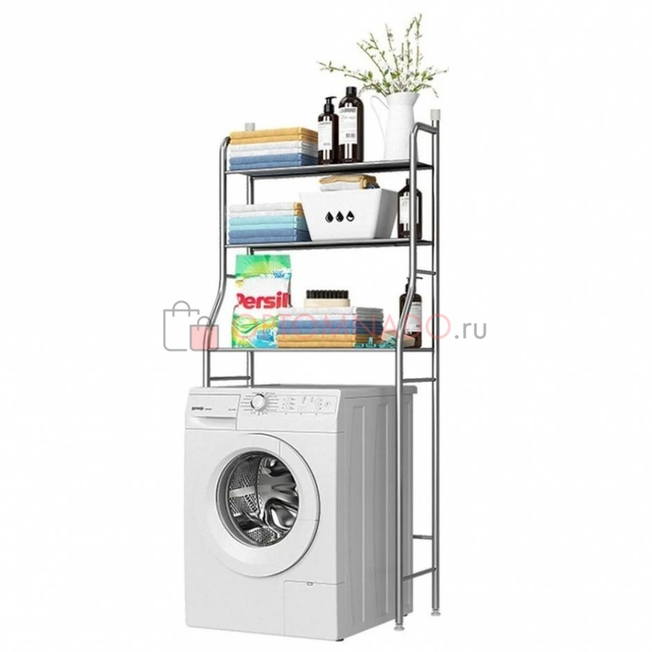 Стеллаж для ванной Laundry Rack Stainless Steel
