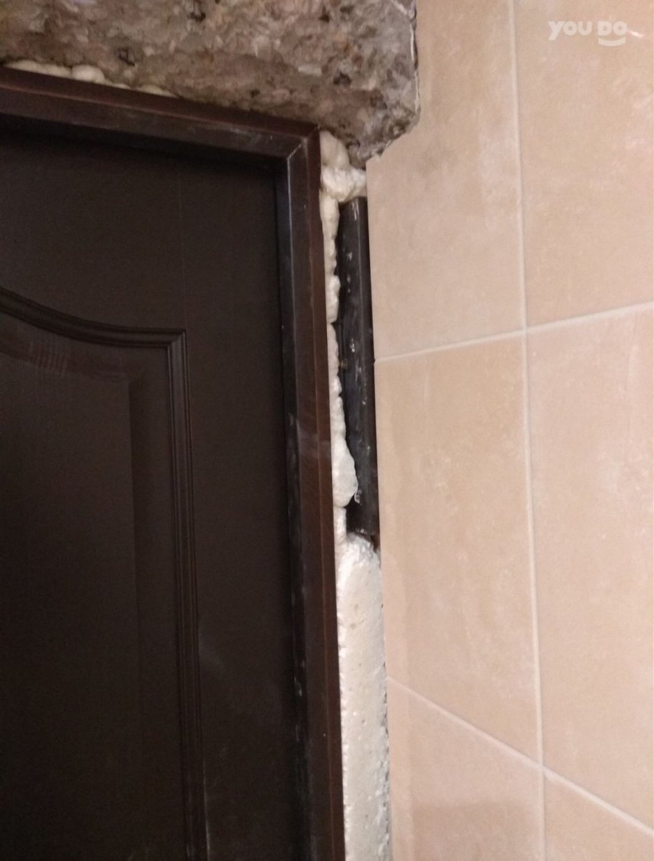 Дверные откосы в санузле