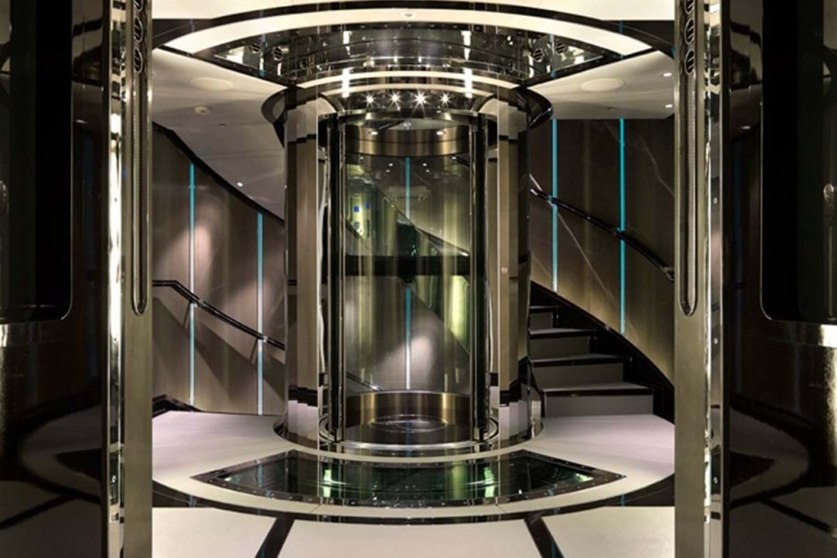 Панорамный лифт Отис