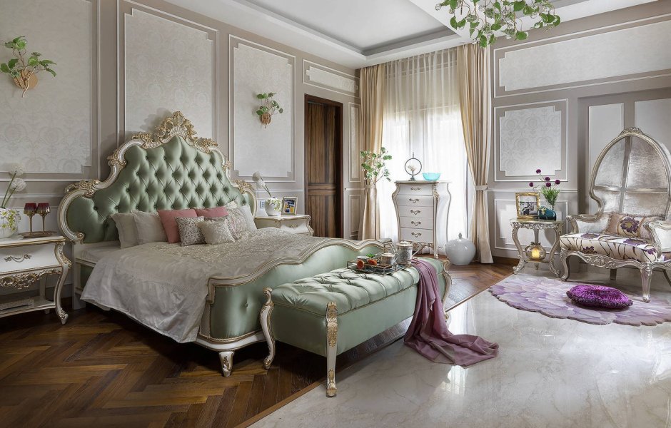 Спальня в викторианском стиле