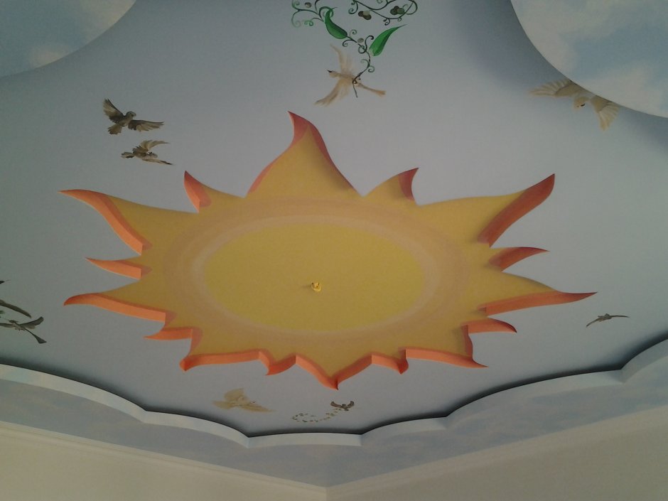 Разрисованный потолок