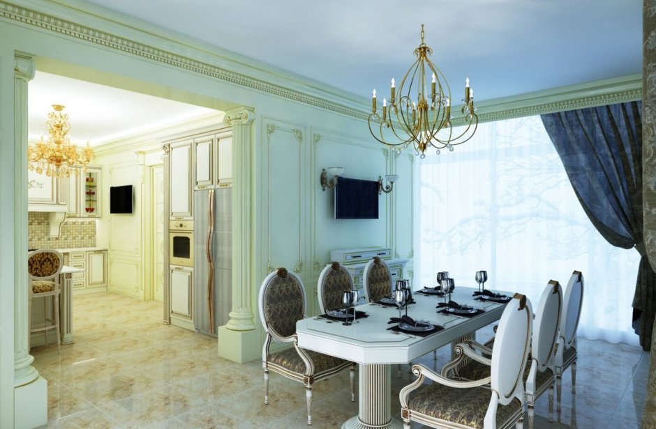 Античный стиль в современном интерьере