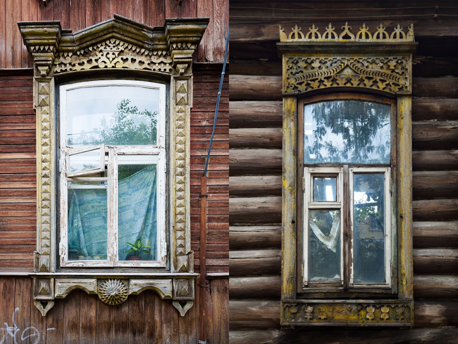 Аргуновская резьба наличники