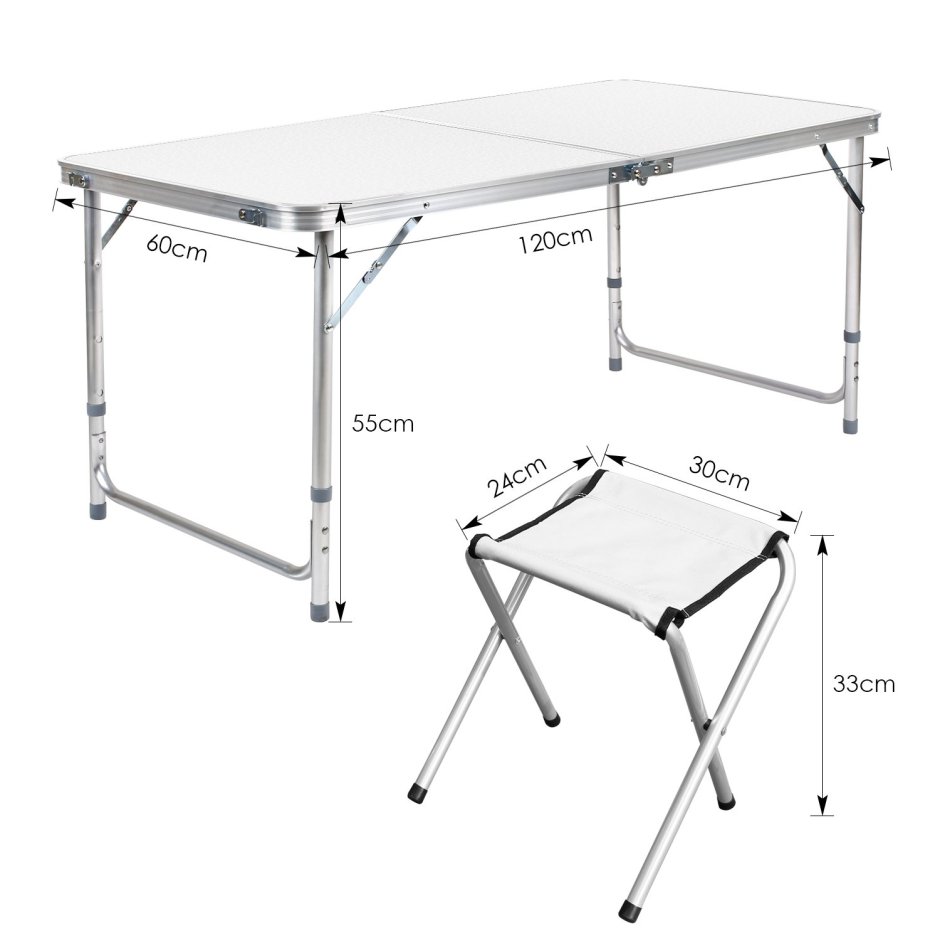 Alumi Folding Table 8810/8816 45х60