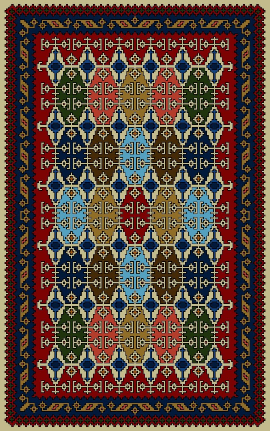 Prayer Rug Embroidery