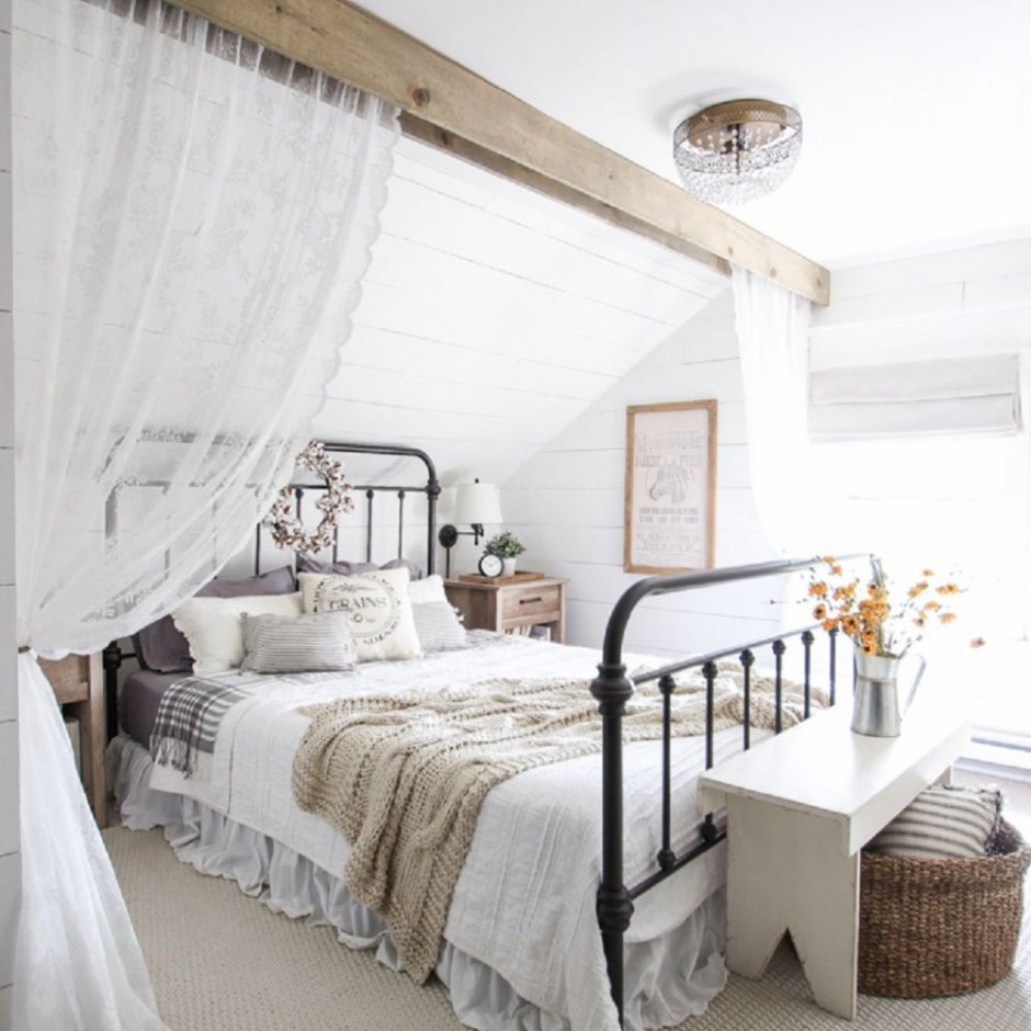 Спальня в стиле Farmhouse