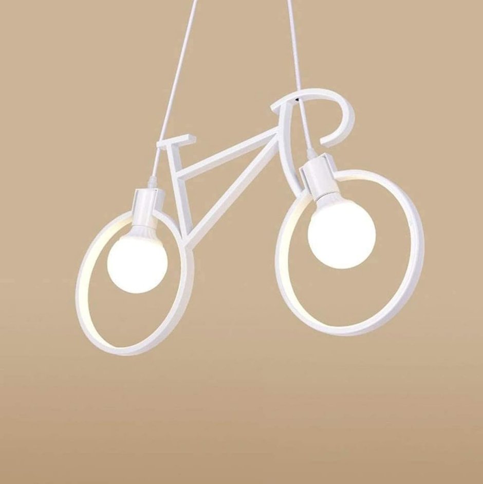 Светильник в виде велосипеда