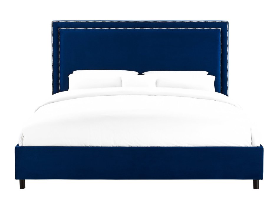 Кровать слипсон 140 Velvet Navy Blue