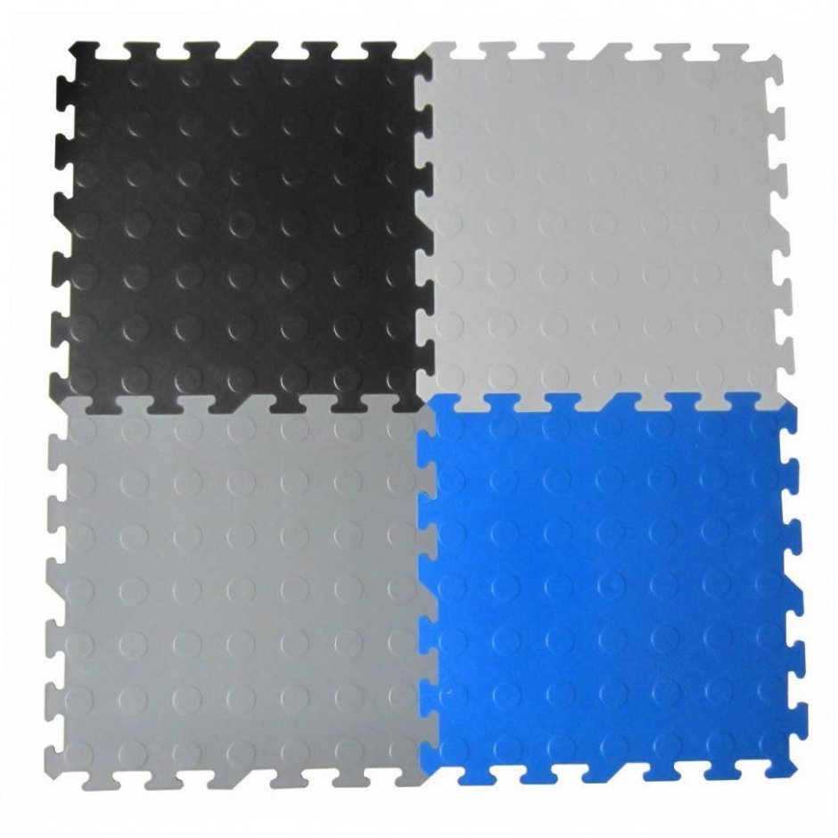 Модульная плитка ПВХ "Metall Aqua"