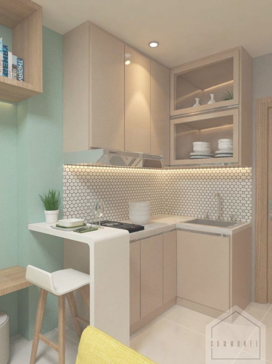 Мини кухни для малогабаритных квартир