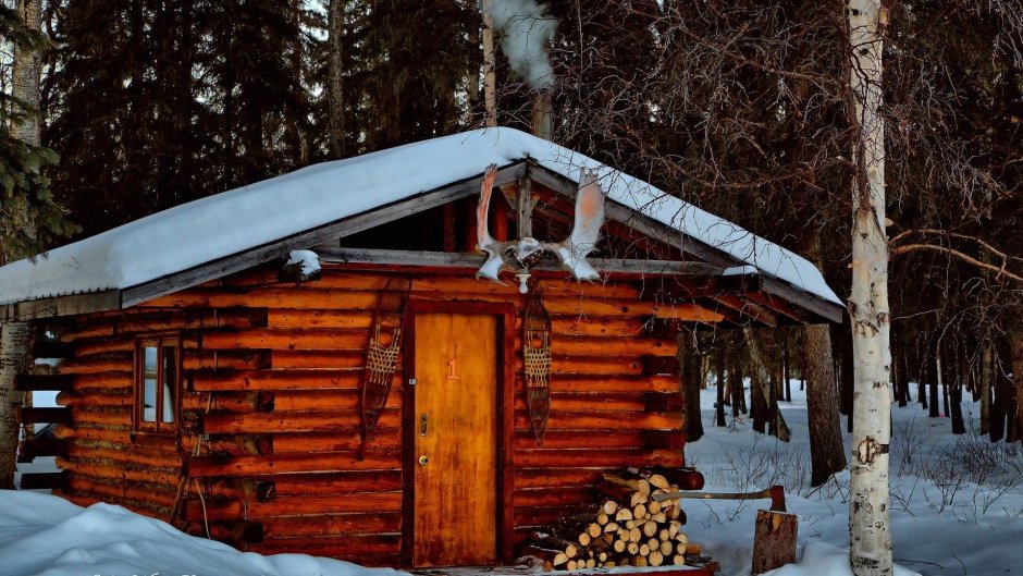 Аляска log Cabin