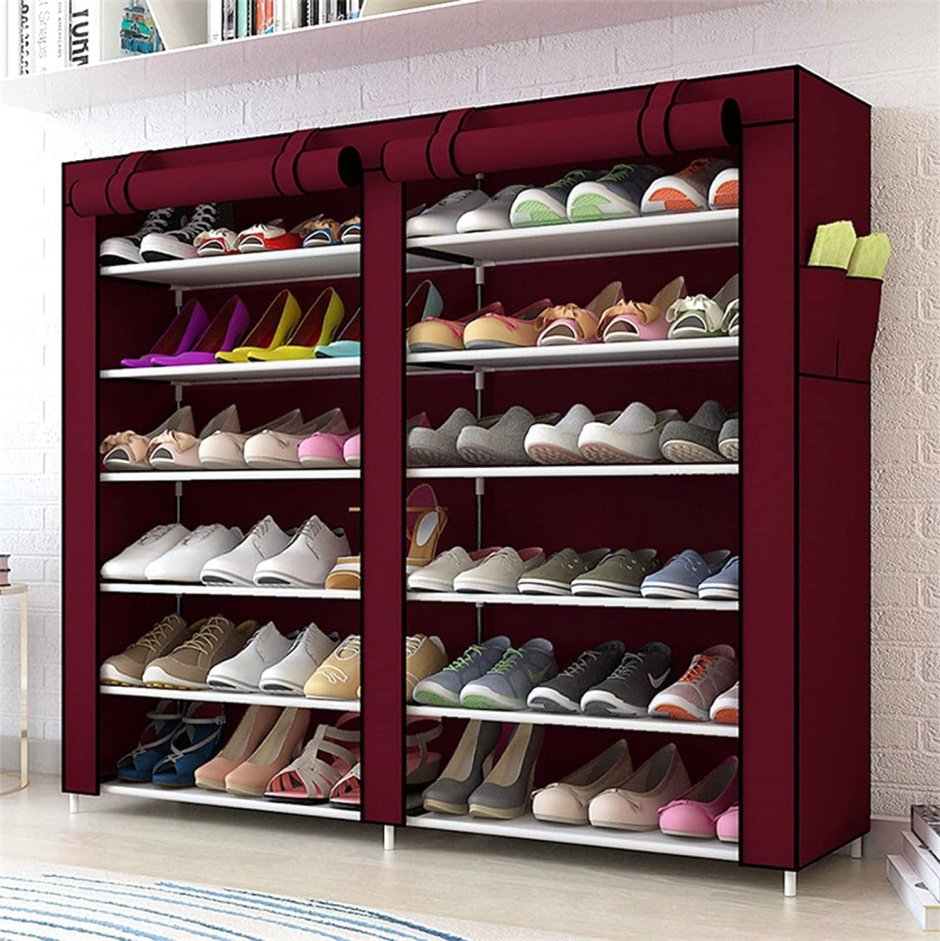 Тканевый стеллаж для обуви Shoe Cabinet 8238