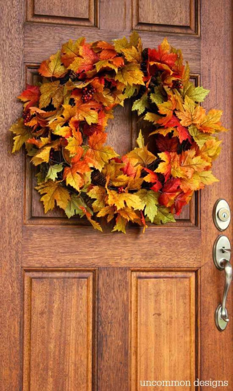 Осенние веночки на дверь