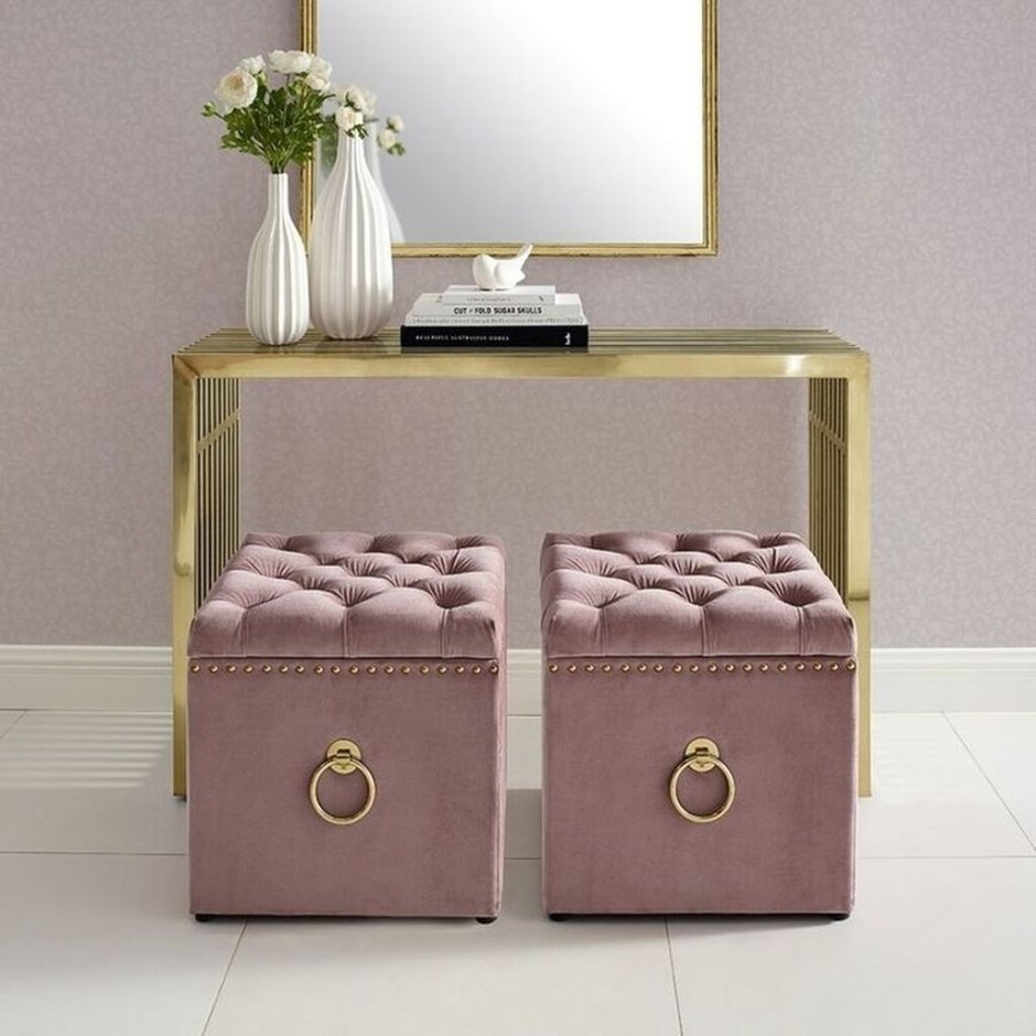 Пуф Lorraine Tufted Storage Cube