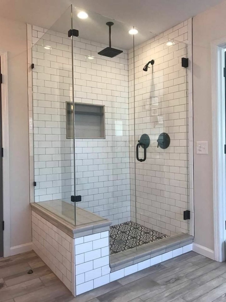 Ванная комната душевая из плитки