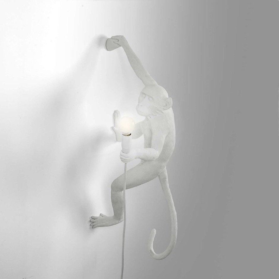 Подвесной светильник Seletti Monkey Lamp Ceiling Version Black
