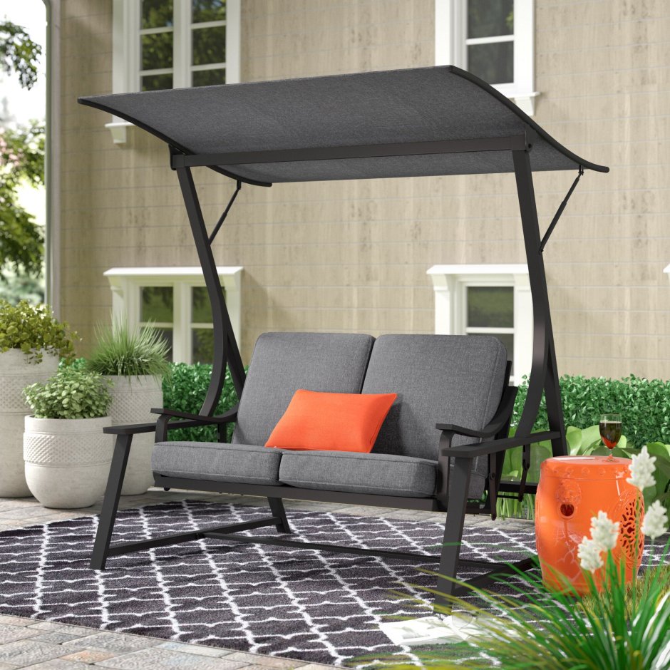 Садовые качели в стиле лофт