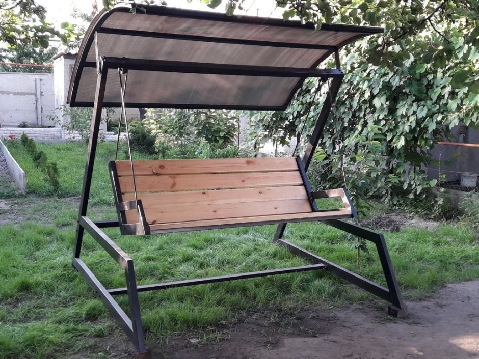 Садовые качели лофт