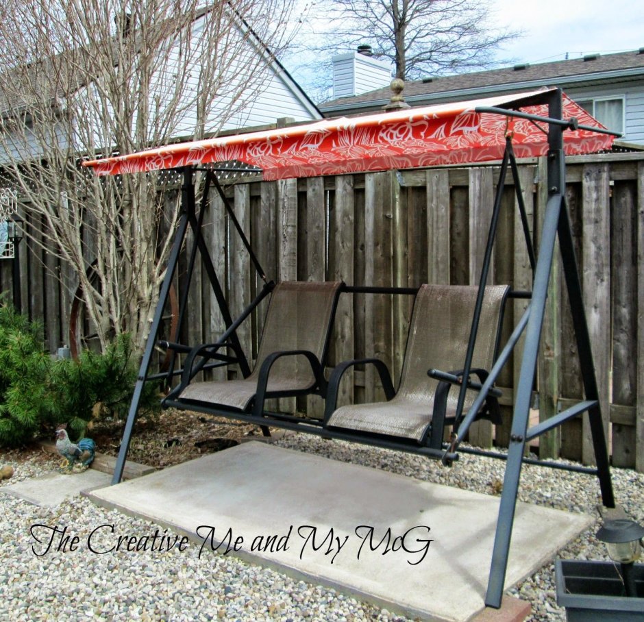 Качели лофт с крышей