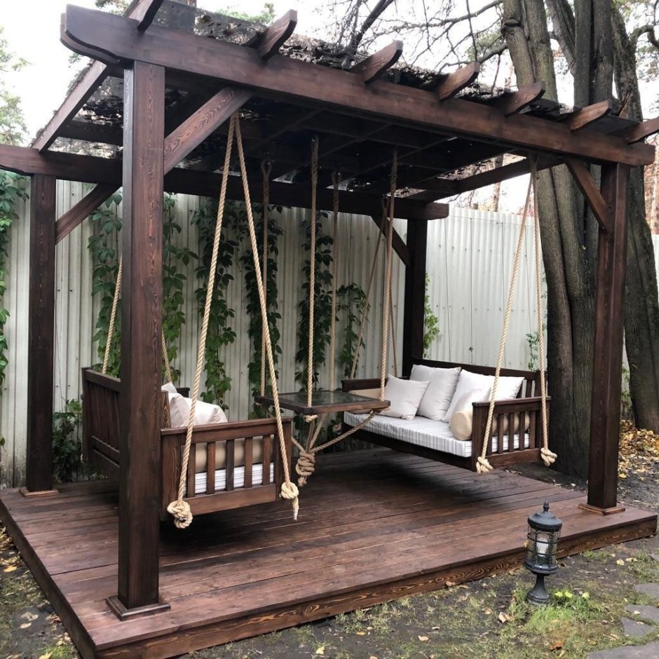 Деревянные беседки