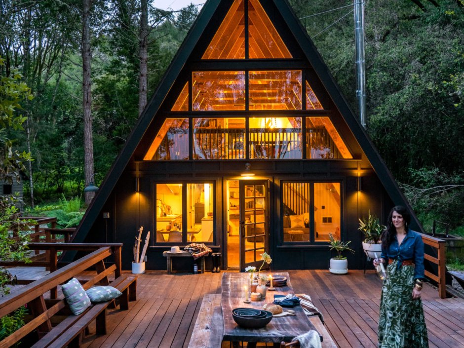 A frame Cabin brand
