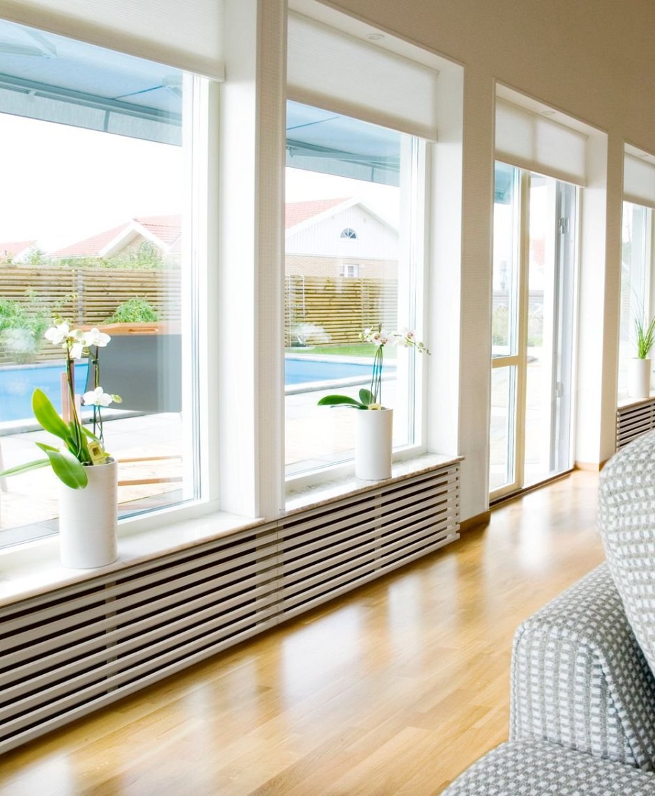 Радиаторы для панорамного остекления