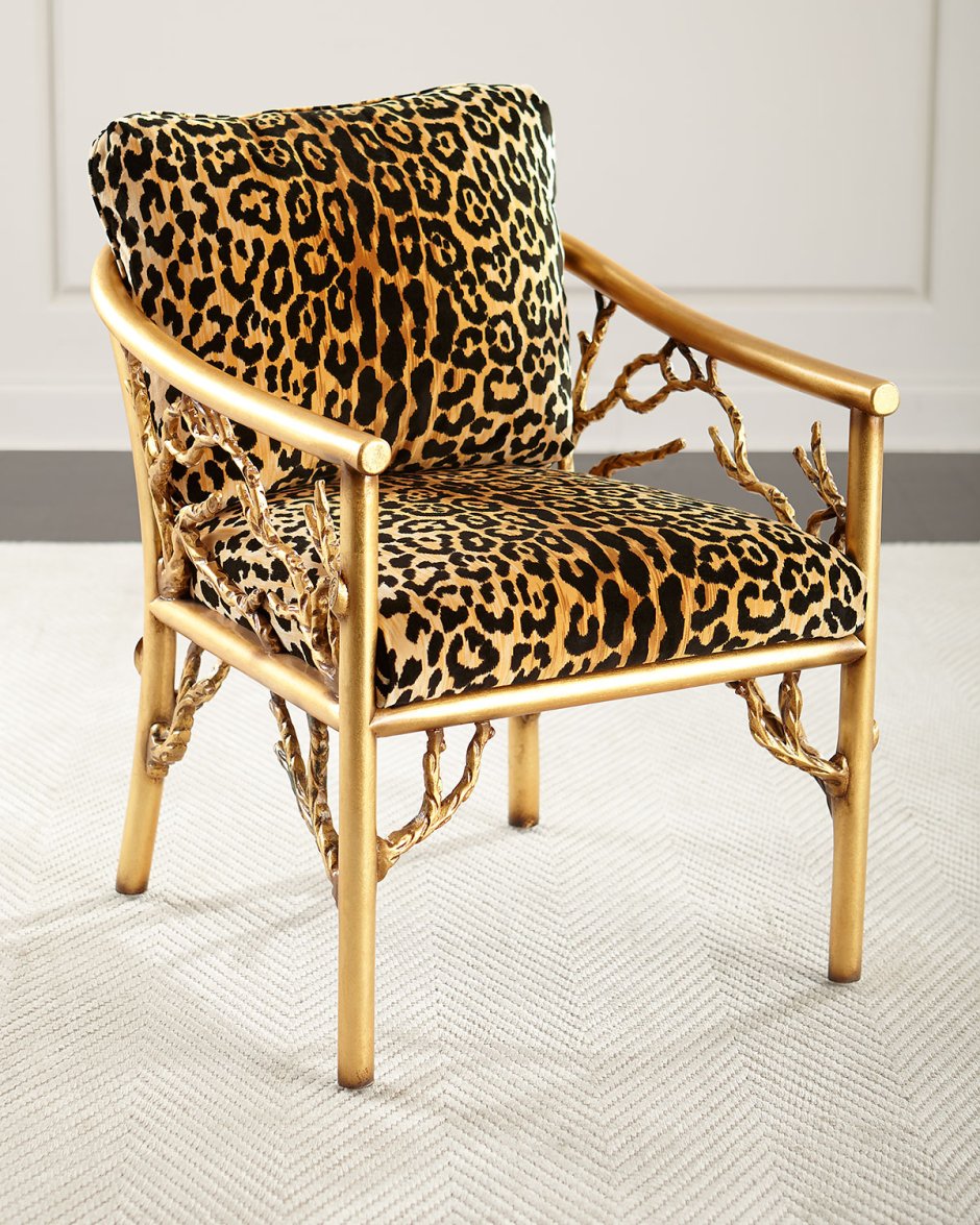 Леопардовая мебель в интерьере