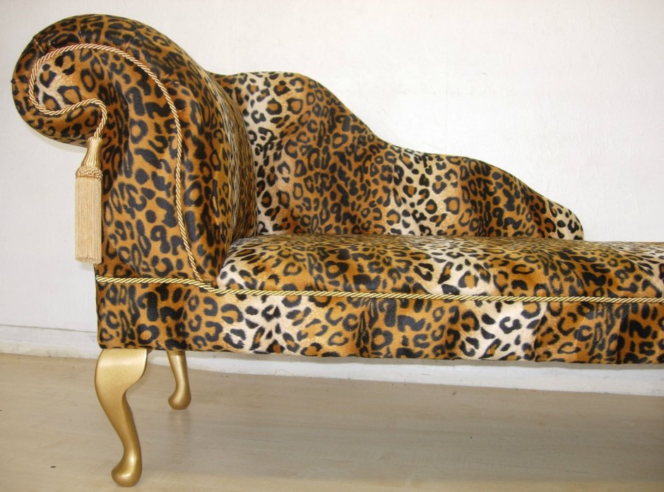 Леопардовый шезлонг для детей