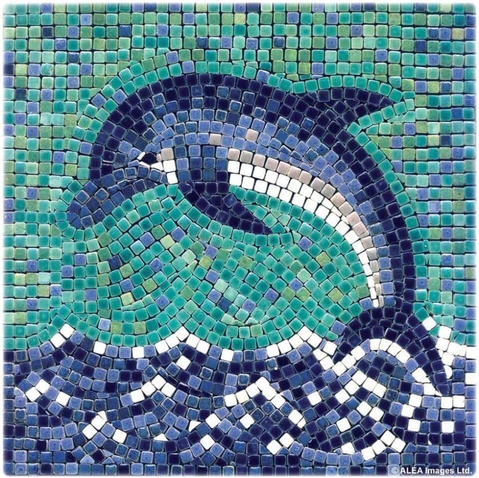 Дельфин мозаика смальта
