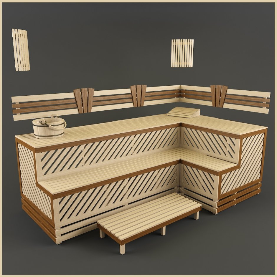 Сауна 3d Max