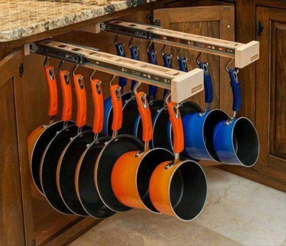Выдвижная система для сковородок glideware