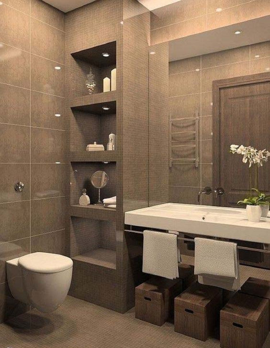 Дизайнерские решения ванных комнат