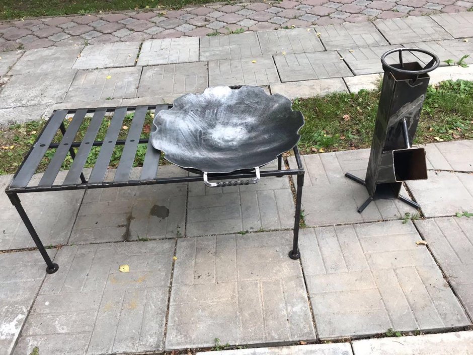 Походная печь под садж