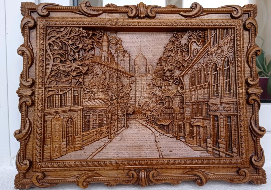 Резные картины