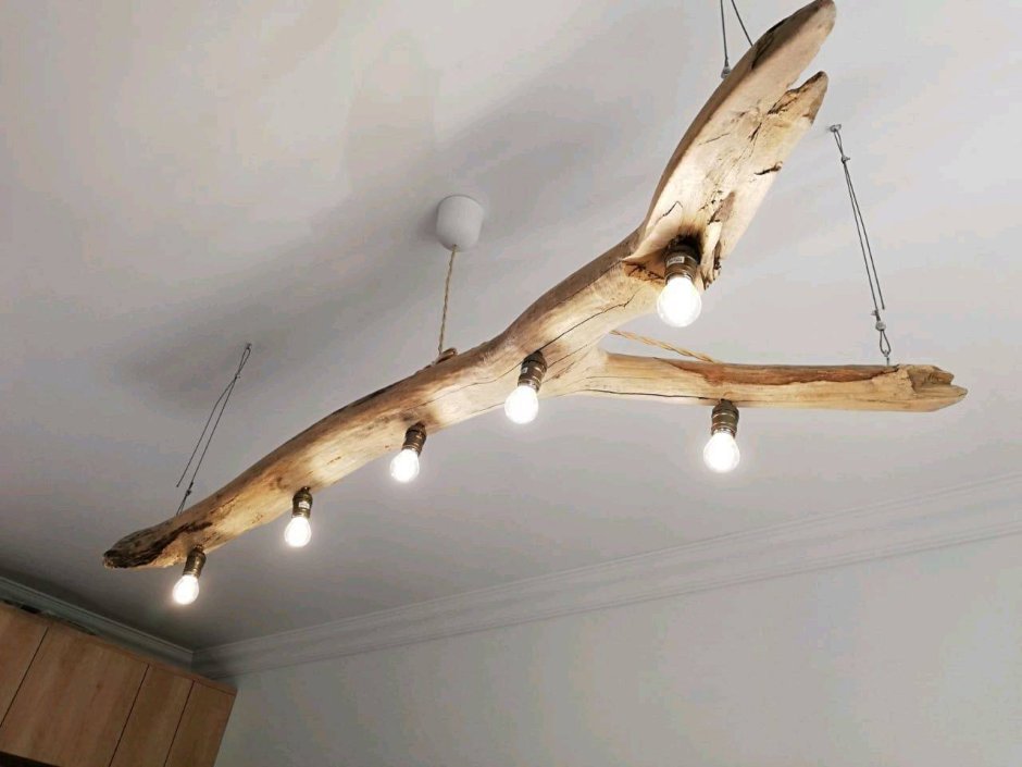 Светильник из коряги
