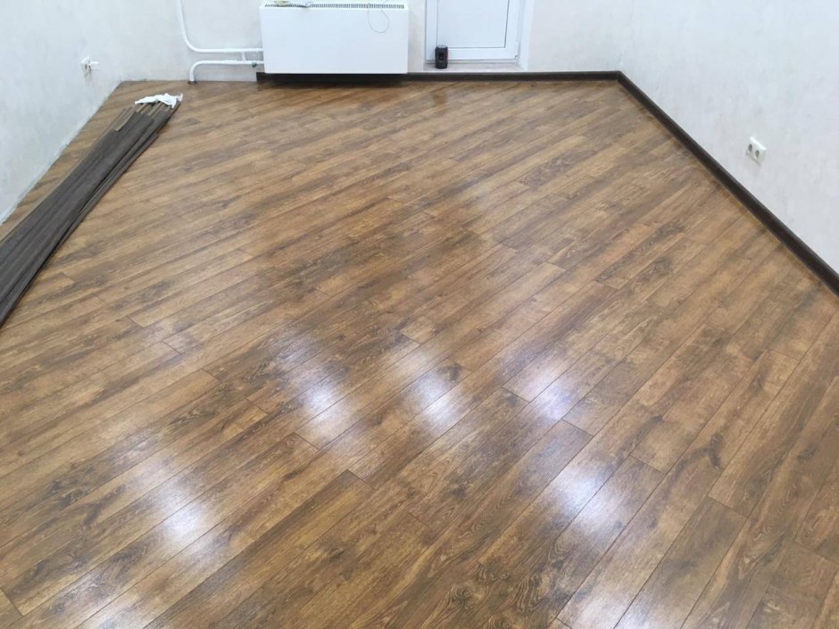 Укладка ламината по диагонали