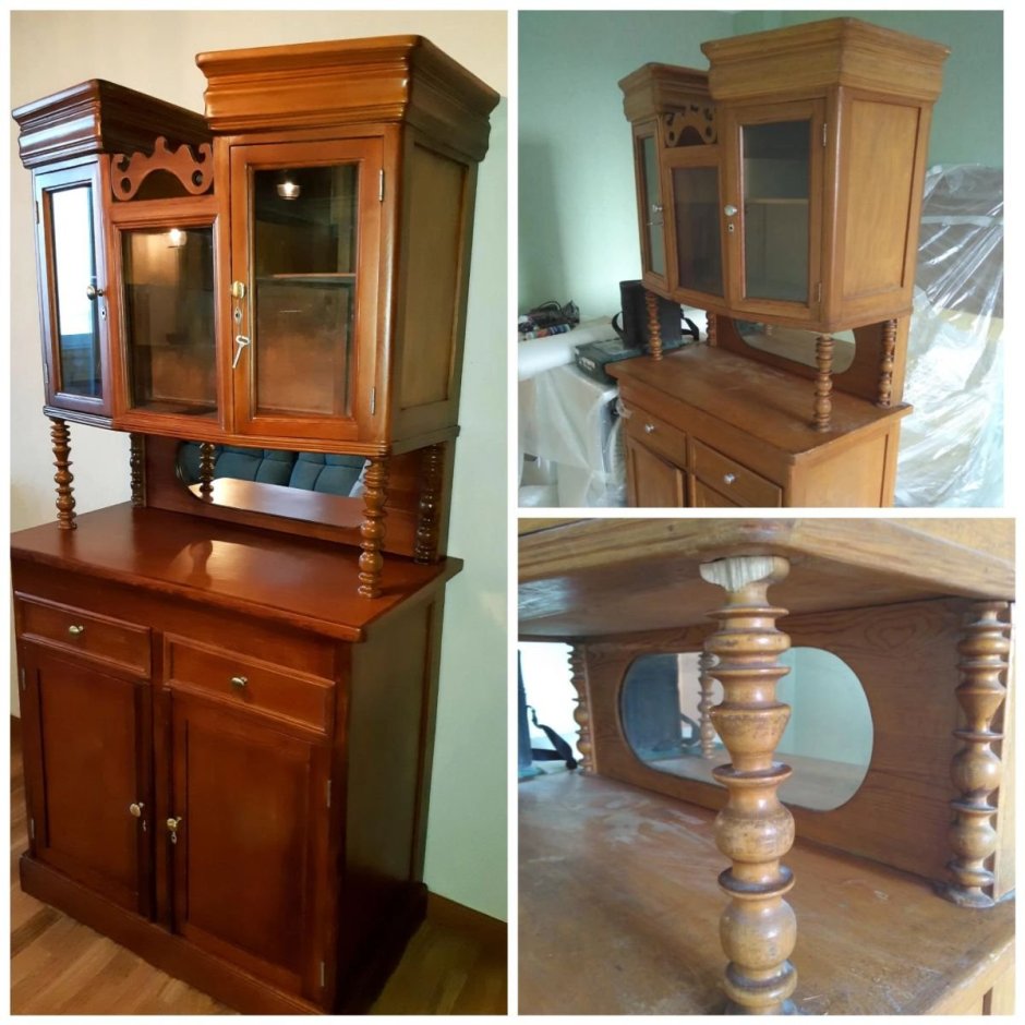 Финский сервант из дерева