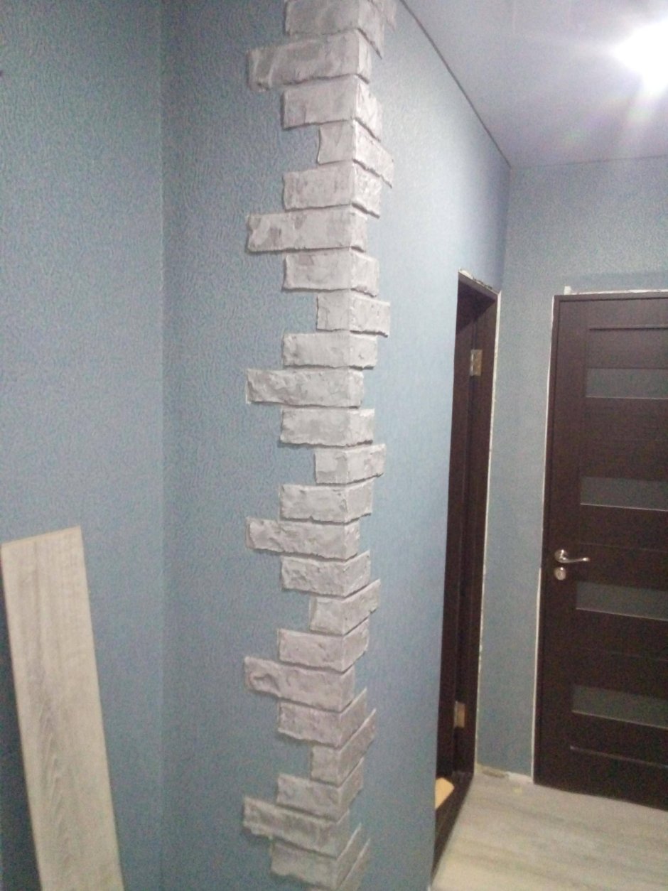 Отделка углов декоративным камнем