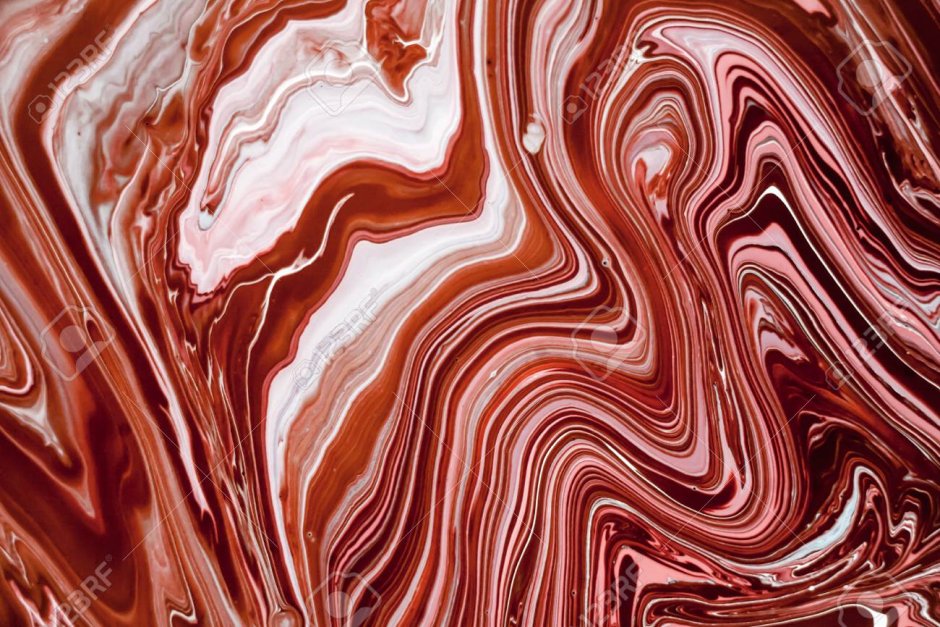 Liquid abstract Marble Rose Gold
