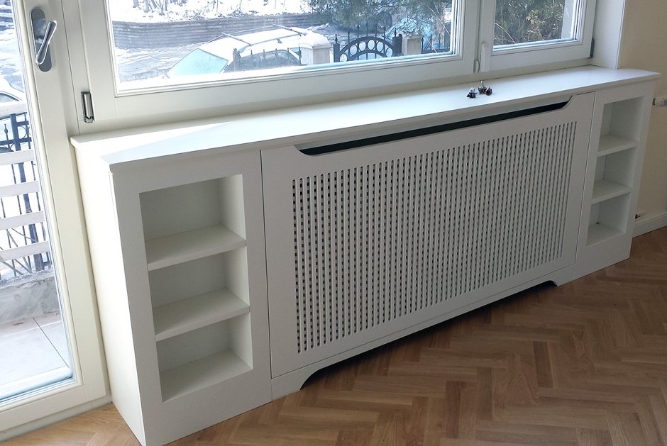 Радиаторная решетка с дверками