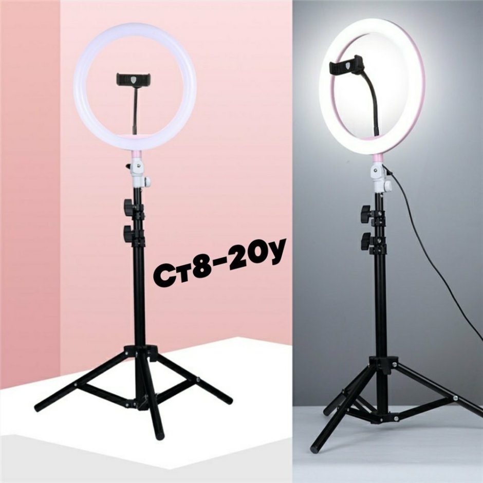 Кольцевая светодиодная лампа Beauty fill Light CT-002 26 см